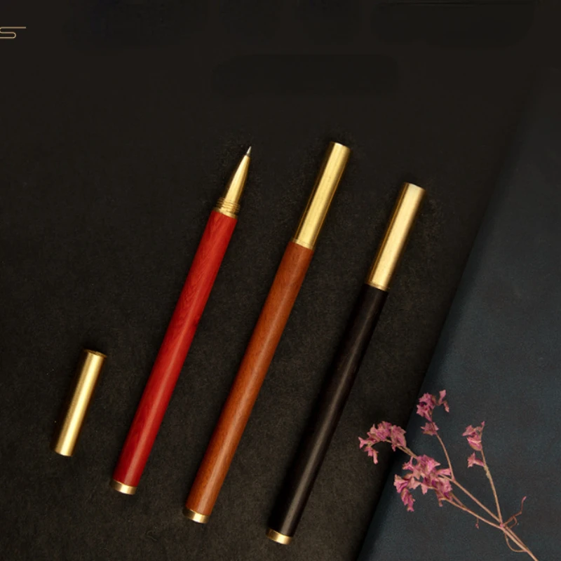 Wood Body Signature Pen Nib Brass Ballpoint Pens Luxury Gifts for Students Office School Stationery Business Retro Writing Tools
Wood Body Signature Pen Nib Brass Ballpoint Pens Luxury Gifts for Students Office School Stationery Business Retro Writing Tools