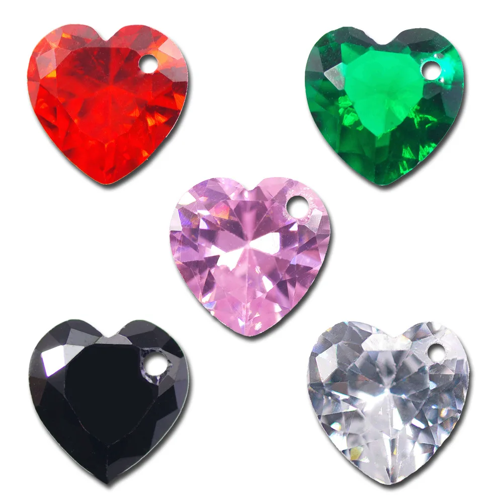 High Quality 6mm20pcs Heart Crystal Zircon DIY Right Hole Necklace Earrings with Hole with Hole Handmade Material Package
High Quality 6mm20pcs Heart Crystal Zircon DIY Right Hole Necklace Earrings with Hole with Hole Handmade Material Package