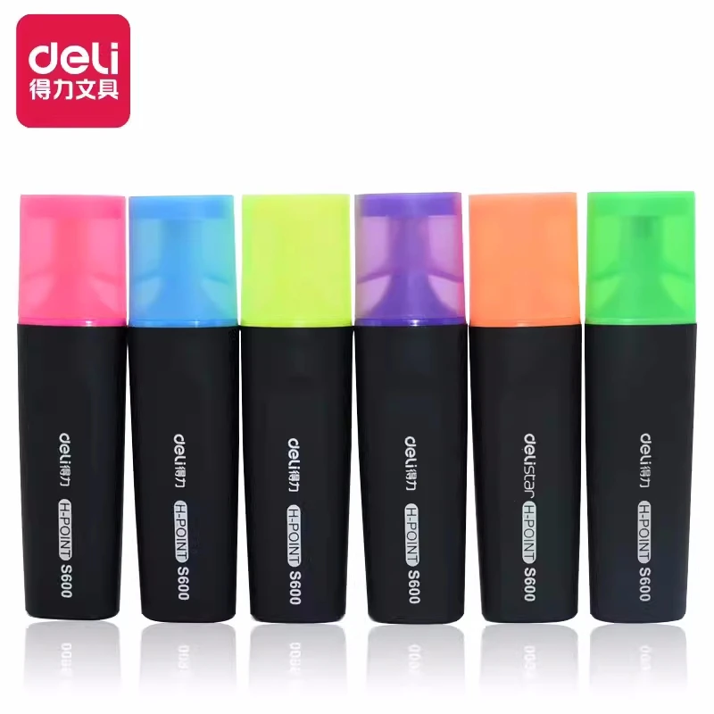 10Pcs Deli S600 Highlighter Single Head Paint Marker Pen Marker Pen School Office Office Stationery Supply
10Pcs Deli S600 Highlighter Single Head Paint Marker Pen Marker Pen School Office Office Stationery Supply