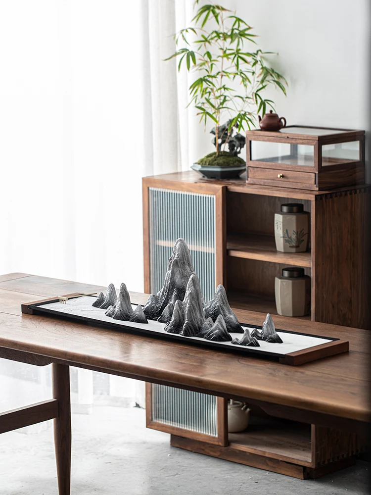 Chinese Creative Sand Tray Rockery Landscape Zen Ornament Living Room Entrance Tea Room Desktop Fish Tank
Chinese Creative Sand Tray Rockery Landscape Zen Ornament Living Room Entrance Tea Room Desktop Fish Tank