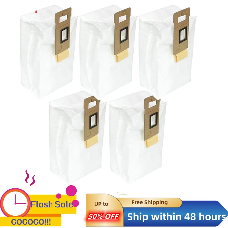 5PCS for Xiaomi Roborock T7 T7S T7Plus T7Splus S7 S7Max S70 S75 Robot Vacuum Cleaner Dust Bag Replacement Accessories
5PCS for Xiaomi Roborock T7 T7S T7Plus T7Splus S7 S7Max S70 S75 Robot Vacuum Cleaner Dust Bag Replacement Accessories
