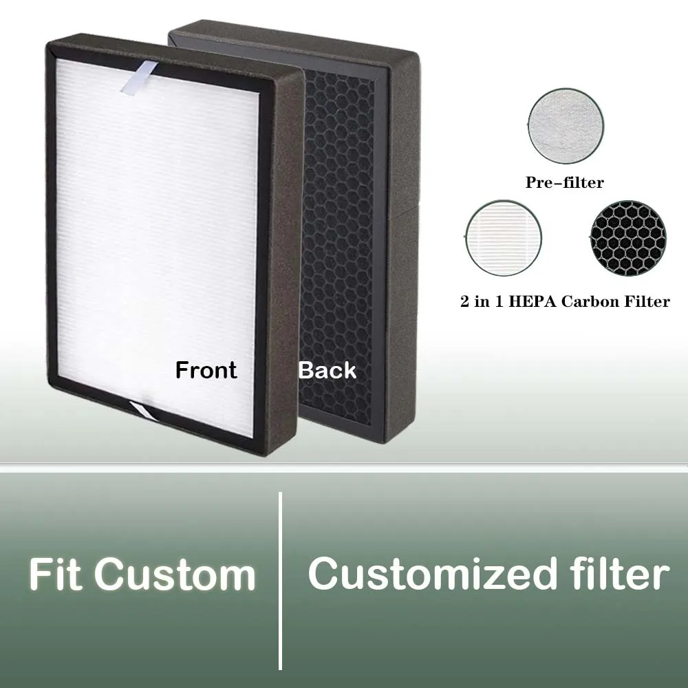 

Customized filter, Please contact customer service to provide the size for customization