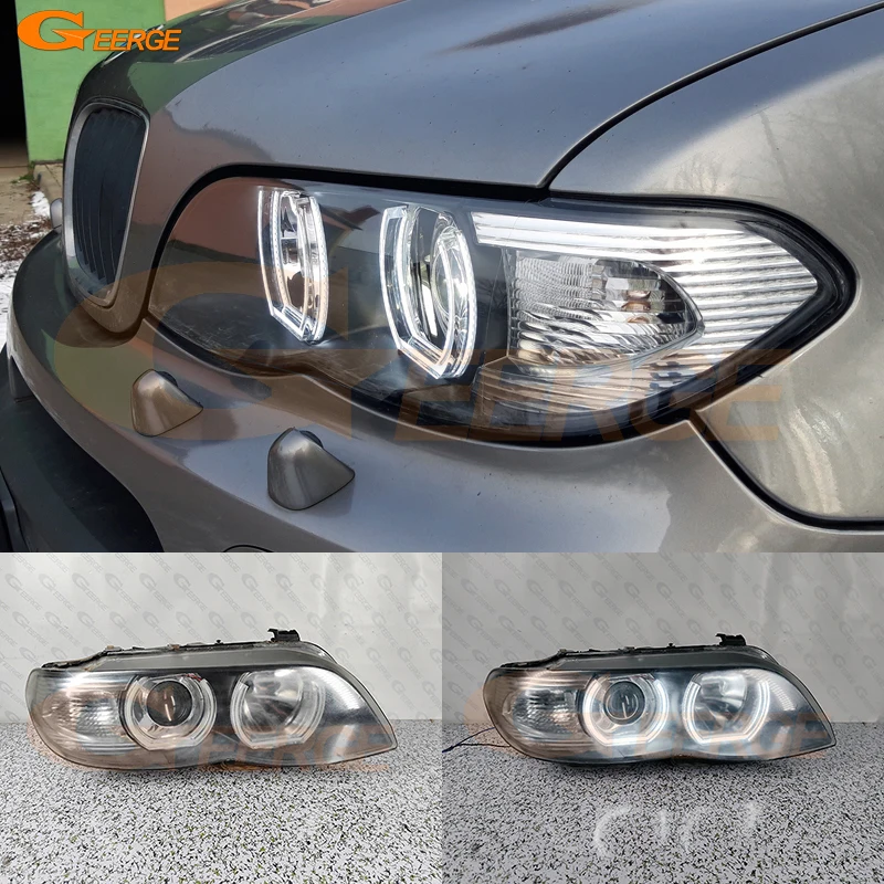 

Для BMW X5 E53 E70 2000 2001 2002 - 2009 2010 2011 2012 Ultra Bright DTM U Style комплект светодиодов «глаза ангела» Halo Day