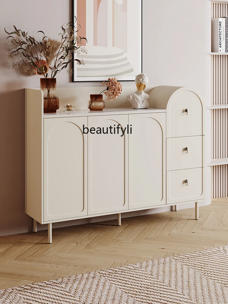 Cream Style Sideboard Cabinet Wall-Mounted Living Room Stone Plate Tea Cabinet French Style Locker
Cream Style Sideboard Cabinet Wall-Mounted Living Room Stone Plate Tea Cabinet French Style Locker