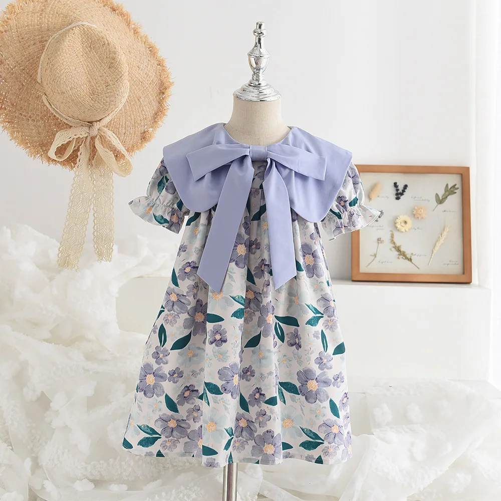 2023 Summer New Arrival Girls Short Sleeve Turn-down Collar Print Floral Pink Designer Cute Party Dress Custume 18M-8T
2023 Summer New Arrival Girls Short Sleeve Turn-down Collar Print Floral Pink Designer Cute Party Dress Custume 18M-8T