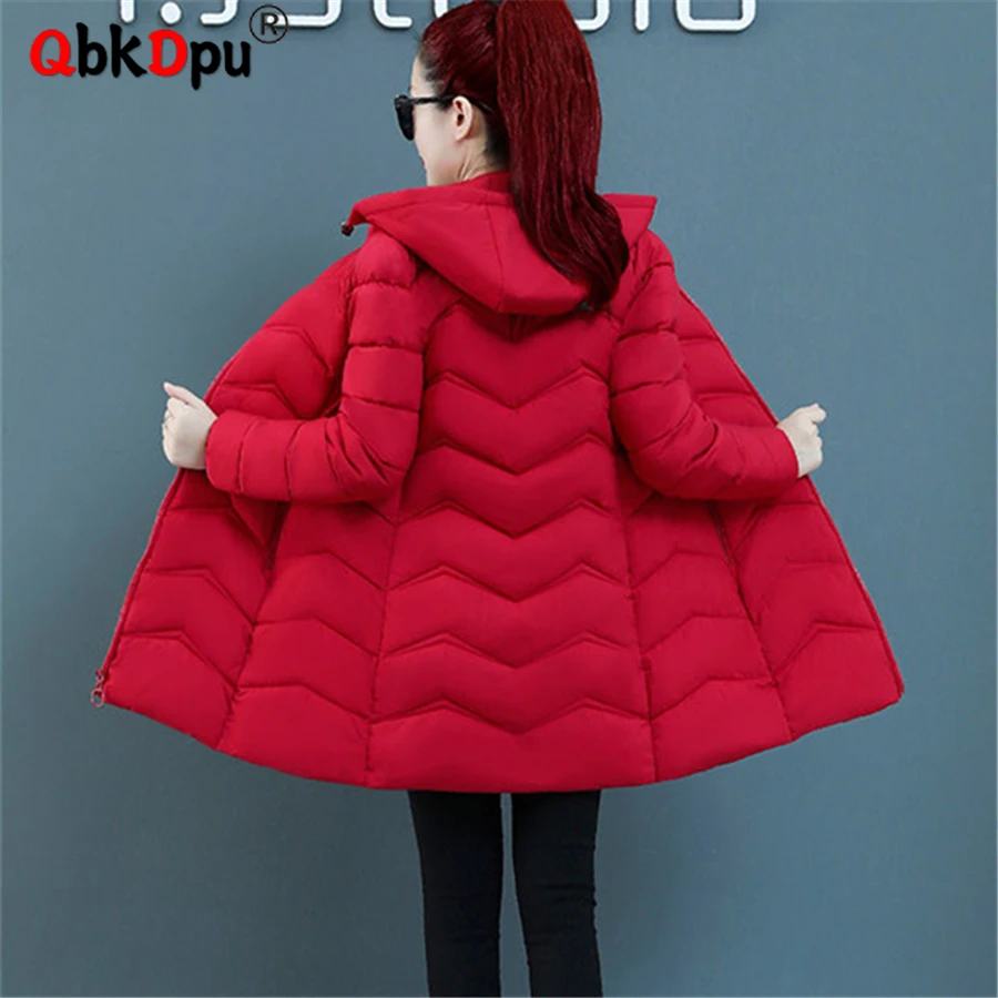 Snow Wear Parkas Jackets Mid-length Winter Hooded Cotton Padded Solid Coat Women Warm Thick Overcoat Oversized 6XL Slim Outwear
Snow Wear Parkas Jackets Mid-length Winter Hooded Cotton Padded Solid Coat Women Warm Thick Overcoat Oversized 6XL Slim Outwear