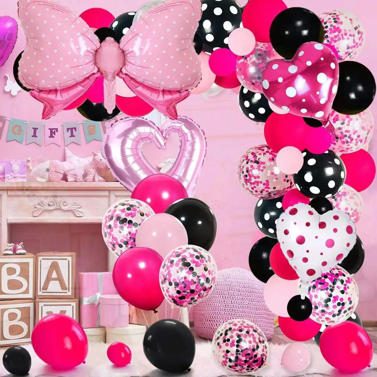 96Pcs/lot Disney Minnie Theme Balloons Garland Arch Kit Minnie Mouse Foil Globos Girls Birthday Party Baby Shower Decorations
96Pcs/lot Disney Minnie Theme Balloons Garland Arch Kit Minnie Mouse Foil Globos Girls Birthday Party Baby Shower Decorations