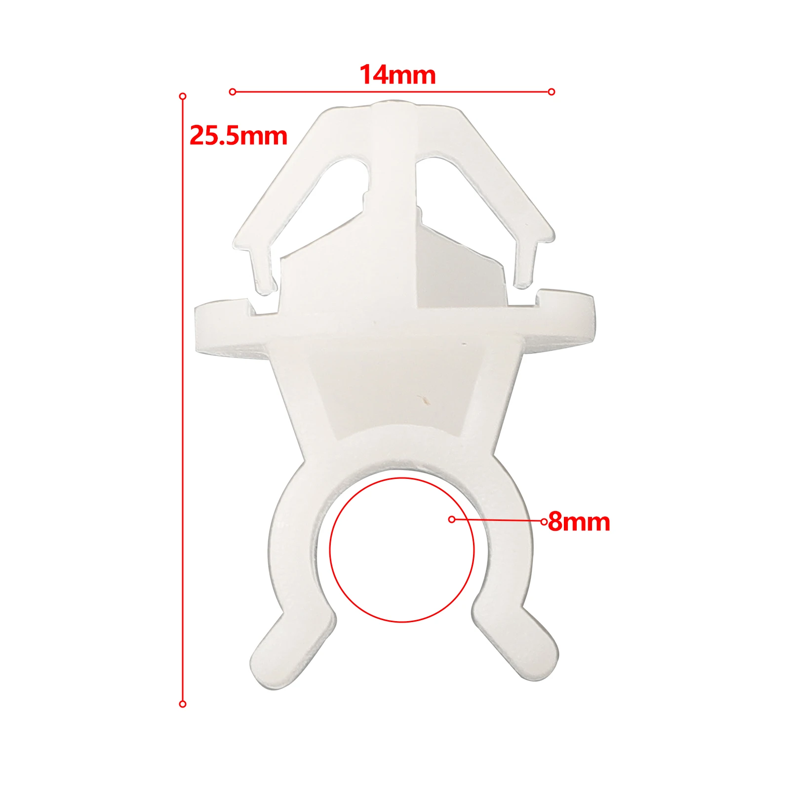 

Clip Hood Support Rod Clips 91503-SS0-003 Black Plastic White Easy To Install High Quality Prop Rod Holder Clip