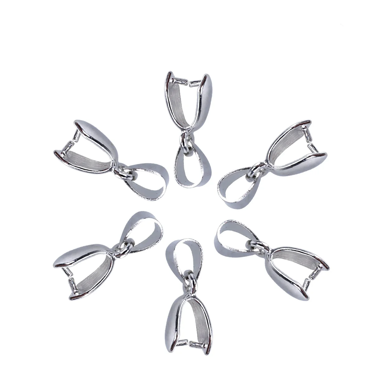 100 Pcs Pinch Clasp Bails Metal Clip Bead Connector Guazi Button Pendant Jewelry Findings
100 Pcs Pinch Clasp Bails Metal Clip Bead Connector Guazi Button Pendant Jewelry Findings