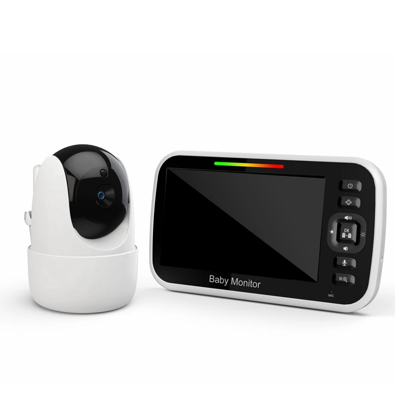 5 Inch PTZ Video Baby Monitor With Digital Surveillance Camera Auto Night Vision Two Way Intercom Babysitter EU Plug
5 Inch PTZ Video Baby Monitor With Digital Surveillance Camera Auto Night Vision Two Way Intercom Babysitter EU Plug