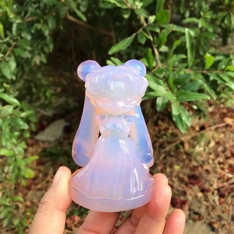 9.3cm Natural Crystal Pink Opalite Cartoon Fairy Statue Carving Healing Crystal Collection Crafts Gift 1pcs
9.3cm Natural Crystal Pink Opalite Cartoon Fairy Statue Carving Healing Crystal Collection Crafts Gift 1pcs
