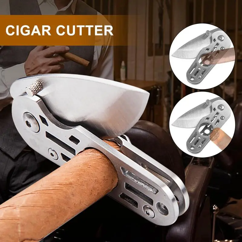 

Stainless Steel V Cutter For Smoke Sharp And Ergonomic Portable And Exquisite Gift For Friend Boyfriend Husband Or Family