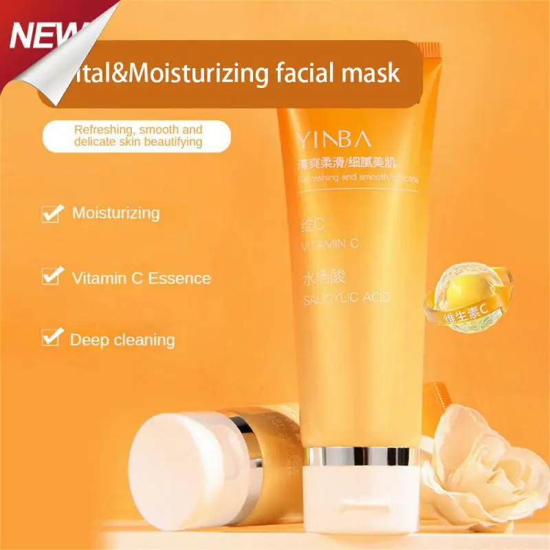 

Hydrating Mask Delicate Skin Moisturizing Apply Mask Vitamin C Hose Facial Mask Skin Care Cleansing Mask Even Skin Tone