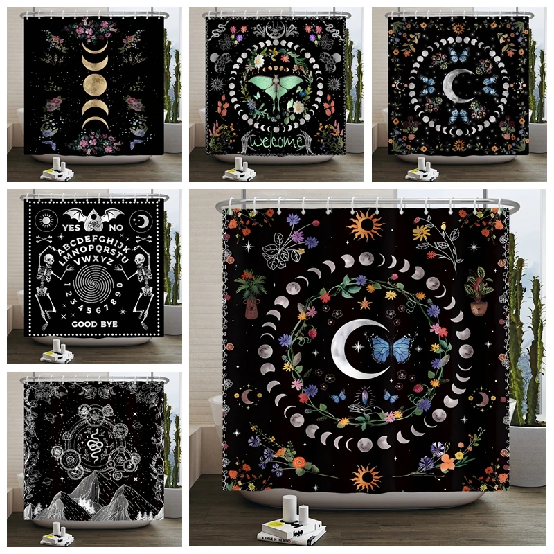Moon Phase Shower Curtain Красочные цветочные звезды Винтажные ботанические ночные звездные занавески для ванной комнаты Абстрактный домашний декор середины века
Moon Phase Shower Curtain Красочные цветочные звезды Винтажные ботанические ночные звездные занавески для ванной комнаты Абстрактный домашний декор середины века