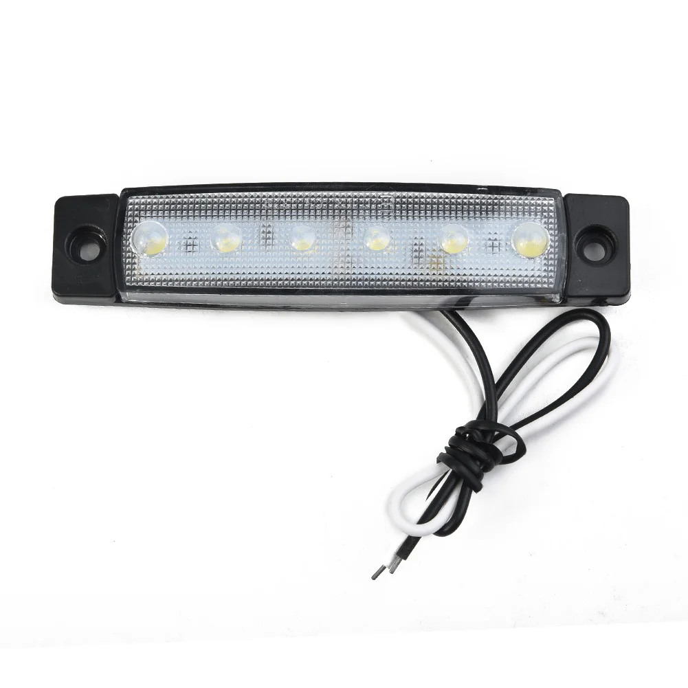 White12V 6 LED Side Marker Light Auto Car Truck Lorry Side Marker Indicator Trailer Light Tail Rear Side Lamps
White12V 6 LED Side Marker Light Auto Car Truck Lorry Side Marker Indicator Trailer Light Tail Rear Side Lamps