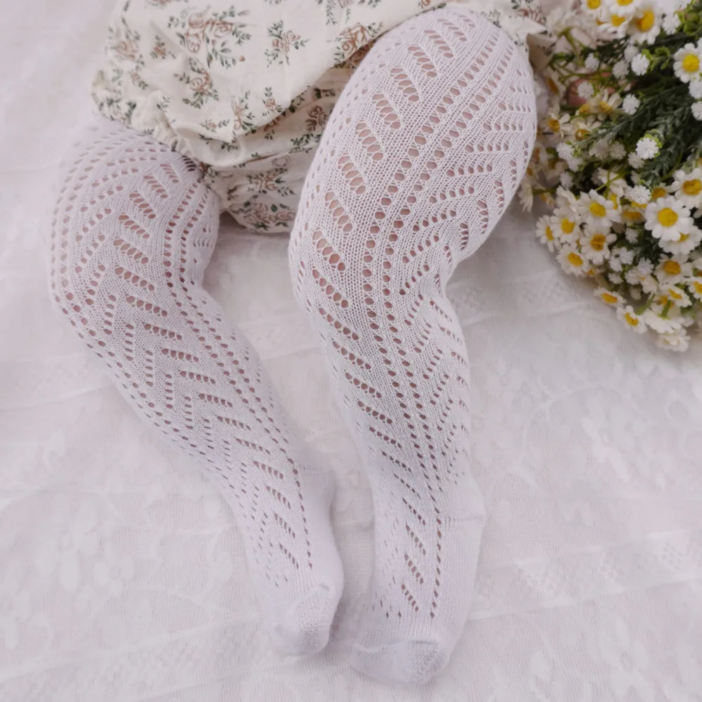 

Summer Girls Tights Hollow Bow Stockings For Kids Mesh Pants Toddler Pantyhose Spain Style Thin Ballet Baby Bottom Tights