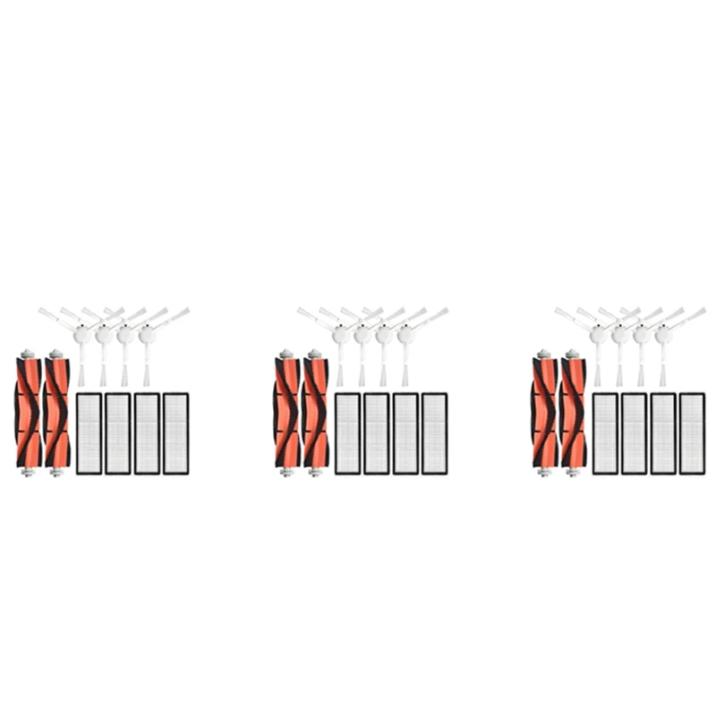 30 Pcs Main Brush Side Brushes Filters For Xiaomi Mijia 1C STYTJ01ZHM Robot Vacuum Cleaner Parts Accessories
30 Pcs Main Brush Side Brushes Filters For Xiaomi Mijia 1C STYTJ01ZHM Robot Vacuum Cleaner Parts Accessories