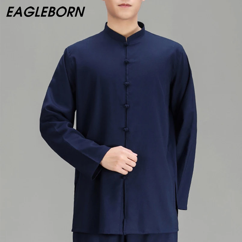 New High Quality Men Kung Fu Tai Chi Clothing Tai Chi Uniform Han Fu Hanfu Men Tang Suit Chinese Style Martial Arts Cotton Flax 
New High Quality Men Kung Fu Tai Chi Clothing Tai Chi Uniform Han Fu Hanfu Men Tang Suit Chinese Style Martial Arts Cotton Flax