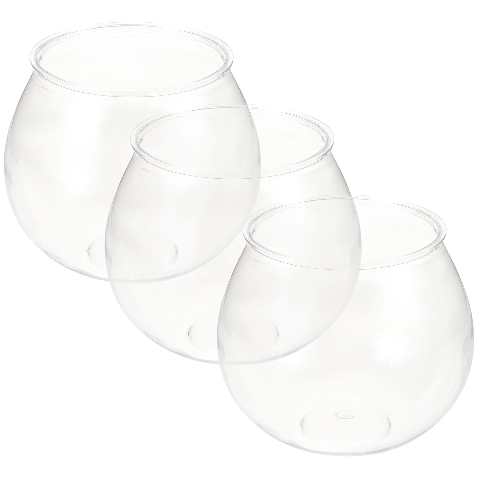 3 Pcs Office Decor Goldfish Bowl Tank Ornament Living Container Clear Plastic Home Globe
3 Pcs Office Decor Goldfish Bowl Tank Ornament Living Container Clear Plastic Home Globe