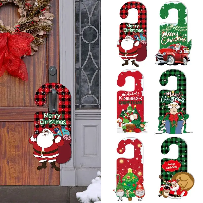 6pcs Christmas Door Handle Decorations Santa Claus Snowman Door Handle Pendant Merry Xmas New Year Party DIY Decoration Supplies
6pcs Christmas Door Handle Decorations Santa Claus Snowman Door Handle Pendant Merry Xmas New Year Party DIY Decoration Supplies