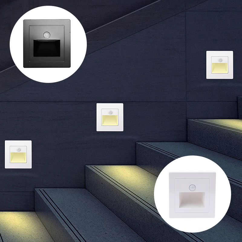 Infrared Human Sensor LED Panel Lights Hotel Footer Light Recessed Corridor Stair Step Light Foot Light Switch Induction Lamp
Infrared Human Sensor LED Panel Lights Hotel Footer Light Recessed Corridor Stair Step Light Foot Light Switch Induction Lamp
