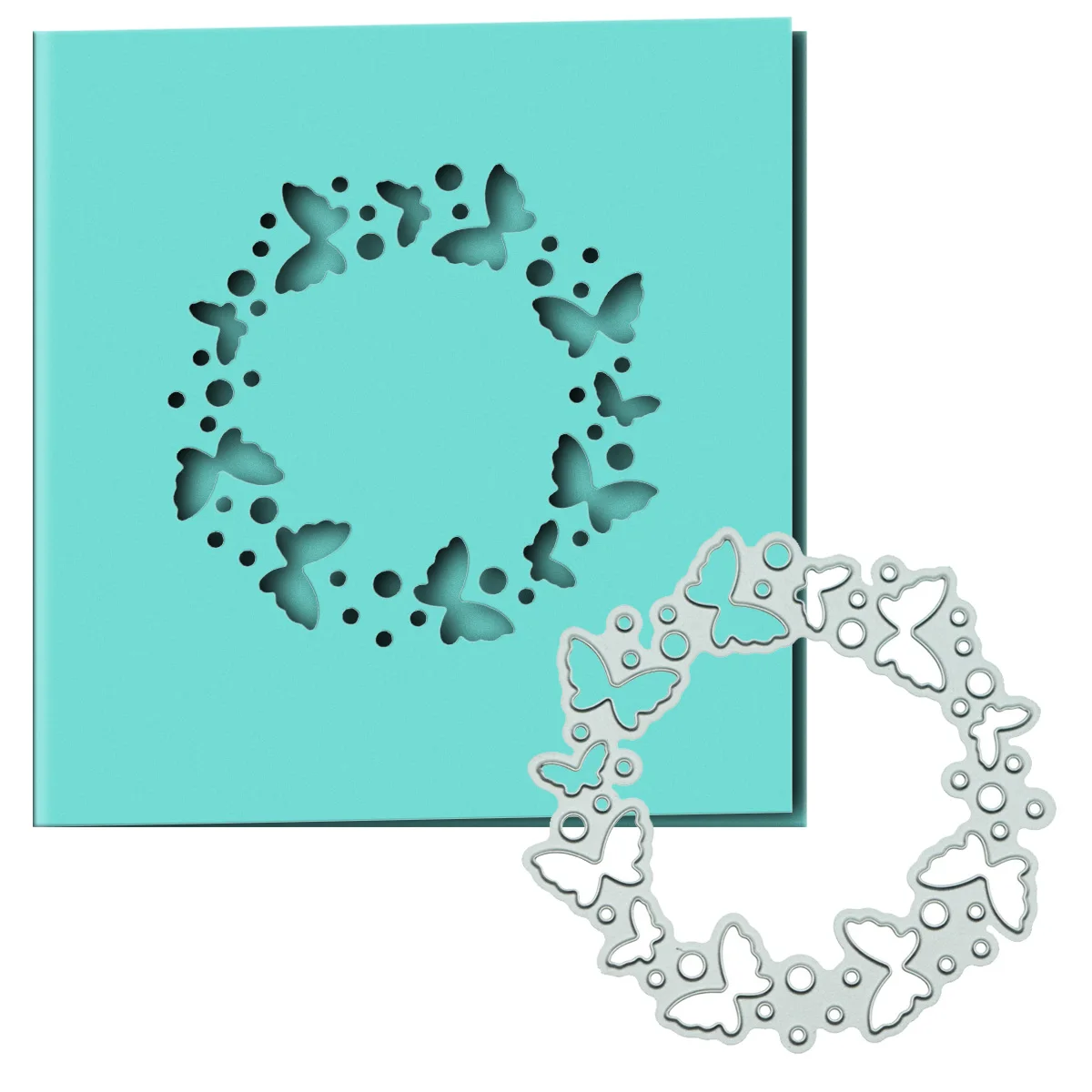 Butterfly Circle Wreath Pattern Metal Die Cut Scrapbook Postcard Cover Art Design Craft Card Edge Border Decorating Cutting Die
Butterfly Circle Wreath Pattern Metal Die Cut Scrapbook Postcard Cover Art Design Craft Card Edge Border Decorating Cutting Die