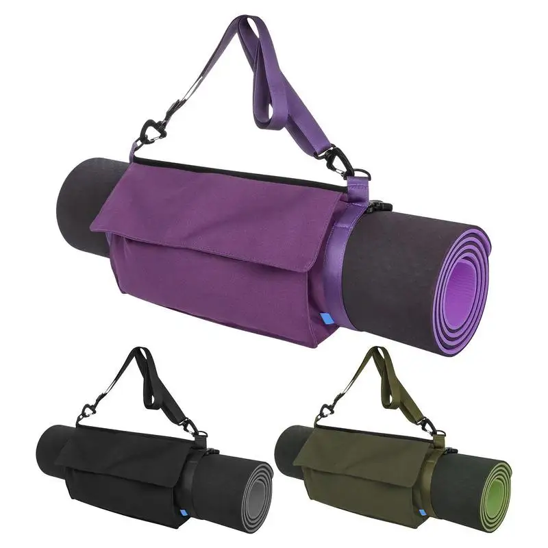

Многофункциональная сумка для коврика для йоги, держатель для переноски на молнии, коврики для йоги, сумка-переноска на молнии с регулируемым ремешком спереди для женщин