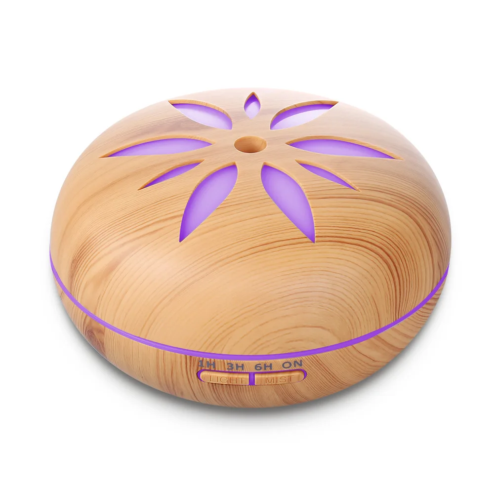 500ML Aromatherapy Essential Oil Diffuser Colorful LED Lights Wood Grain Aroma Diffuser Ultrasonic Cool Mist Air Humidifier
500ML Aromatherapy Essential Oil Diffuser Colorful LED Lights Wood Grain Aroma Diffuser Ultrasonic Cool Mist Air Humidifier