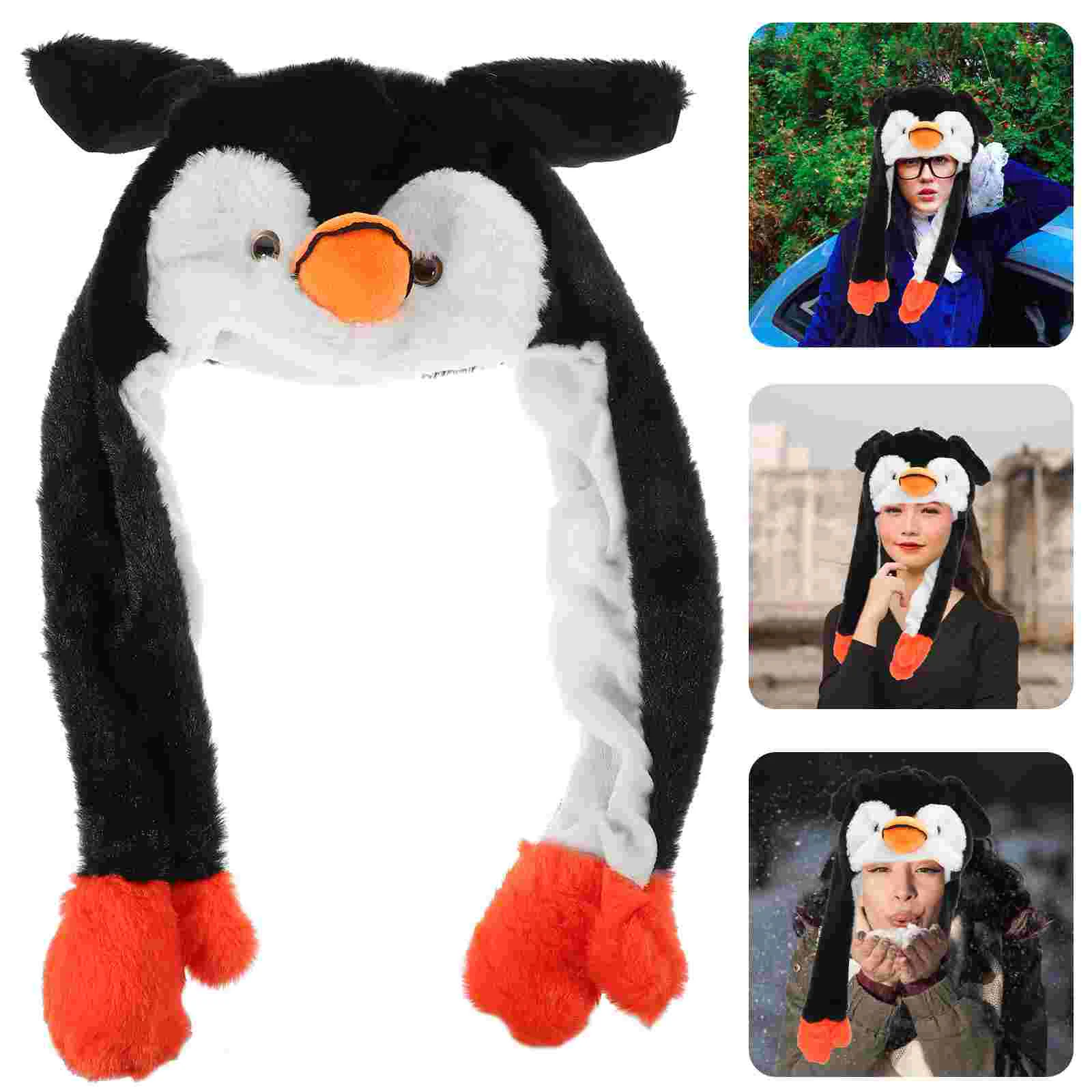 Penguin Hat Penguins Performance Prop Keep Warm Headwear Animal Jumping Plush Animals Tiara
Penguin Hat Penguins Performance Prop Keep Warm Headwear Animal Jumping Plush Animals Tiara