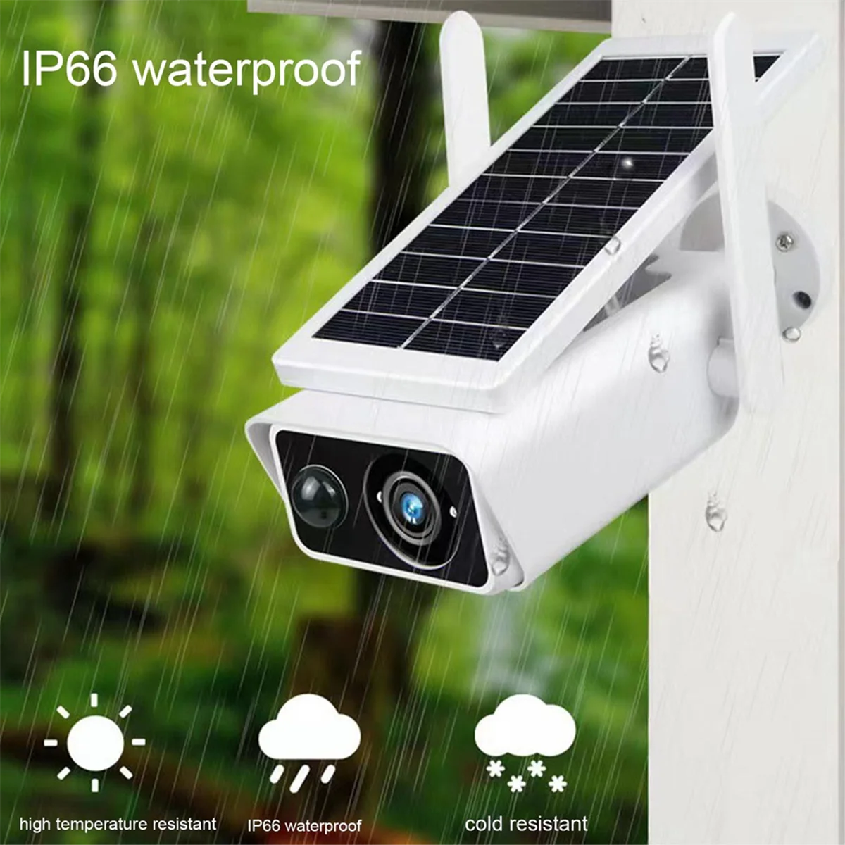 

Solar Camera Wireless 3MP Battery Powered WiFi IP Cameras Outdoor 8W Surveillance Waterproof CCTV PIR for Smart Home