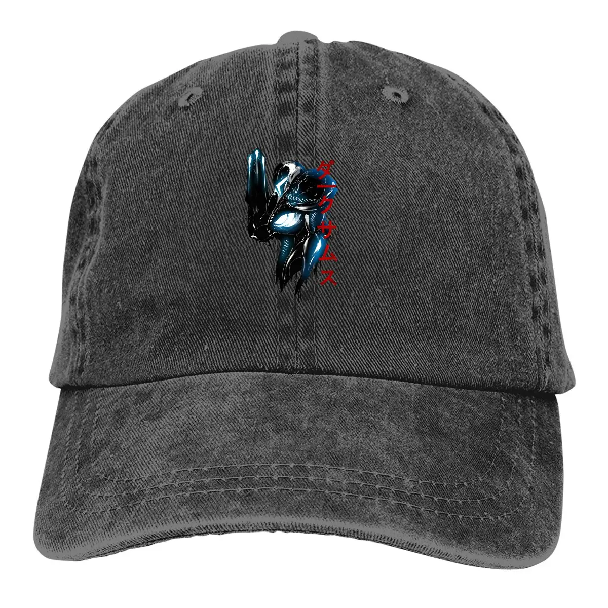 

Summer Cap Sun Visor Dark Samus Hip Hop Caps Super Metroid Cowboy Hat Peaked Trucker Dad Hats