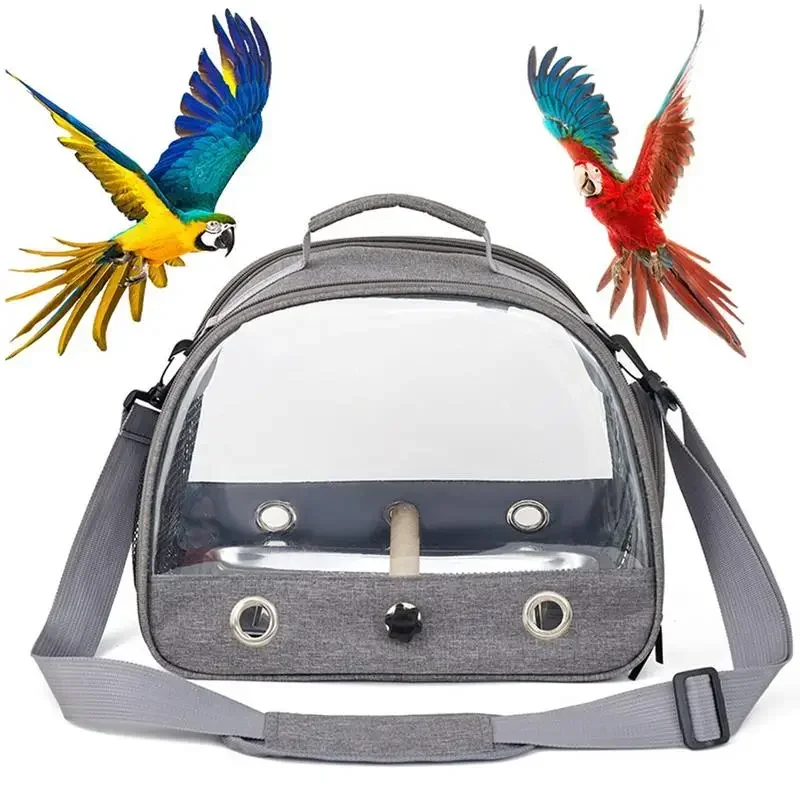 

Small Pet Cage Bird Travel Bag Carrier Breathable Parrot Portable Cockatiel For