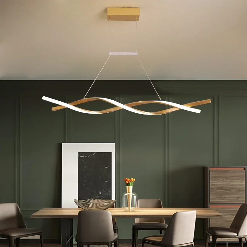

Современные Поворотные светодиодные подвесные светильники с регулируемой яркостью для кухонного островка, стола, столовой, офиса, люстра, декоративное освещение, блеск, крепление