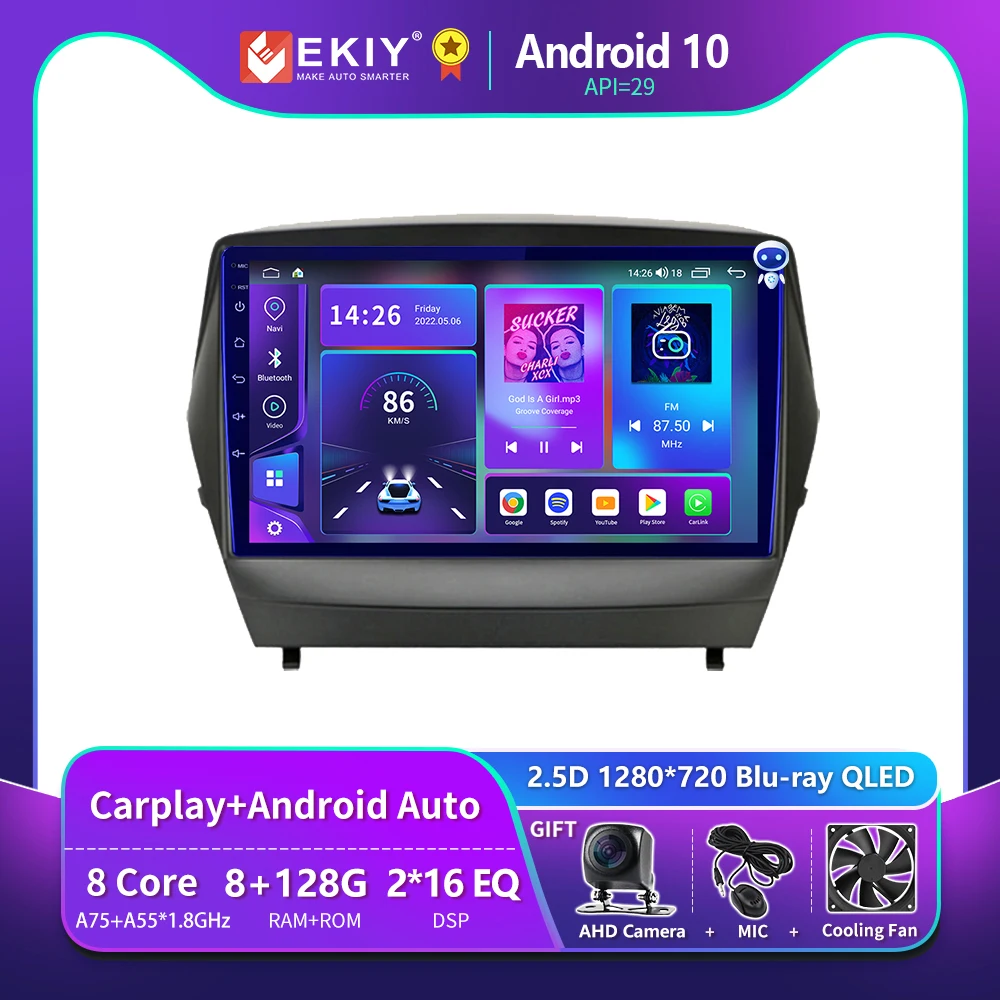 EKIY T900 For Hyundai Tucson 2 LM IX35 2009 - 2015 Car Radio Multimedia Video Player Navigation GPS Auto Android 10 No 2Din Unit
EKIY T900 For Hyundai Tucson 2 LM IX35 2009 - 2015 Car Radio Multimedia Video Player Navigation GPS Auto Android 10 No 2Din Unit