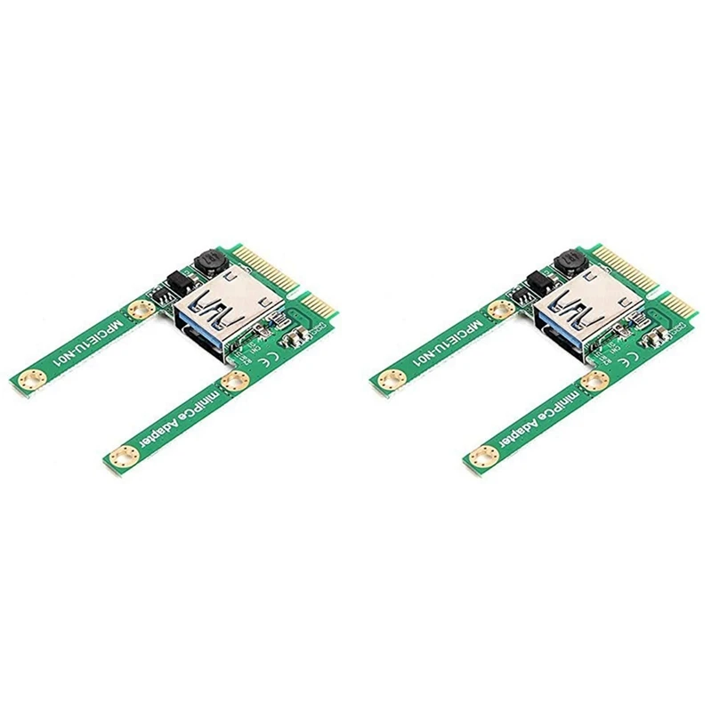 2X Mini PCI-E To USB3.0 Adapter Card Pcie To USB 3.0 Adapter, Suitable For Notebook Computers
2X Mini PCI-E To USB3.0 Adapter Card Pcie To USB 3.0 Adapter, Suitable For Notebook Computers