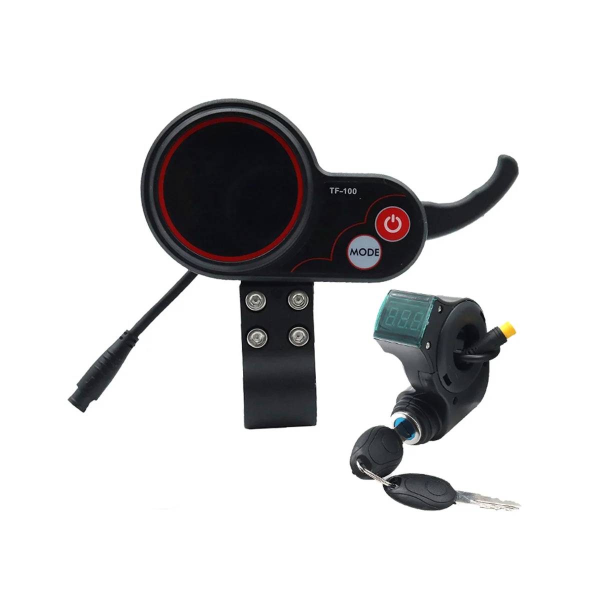 TF-100 Display Dashboard 6Pin+3PIN Ignition Lock Key Scooter Skateboard Speedometer for Kugoo M4 Electric Scooter Parts
TF-100 Display Dashboard 6Pin+3PIN Ignition Lock Key Scooter Skateboard Speedometer for Kugoo M4 Electric Scooter Parts