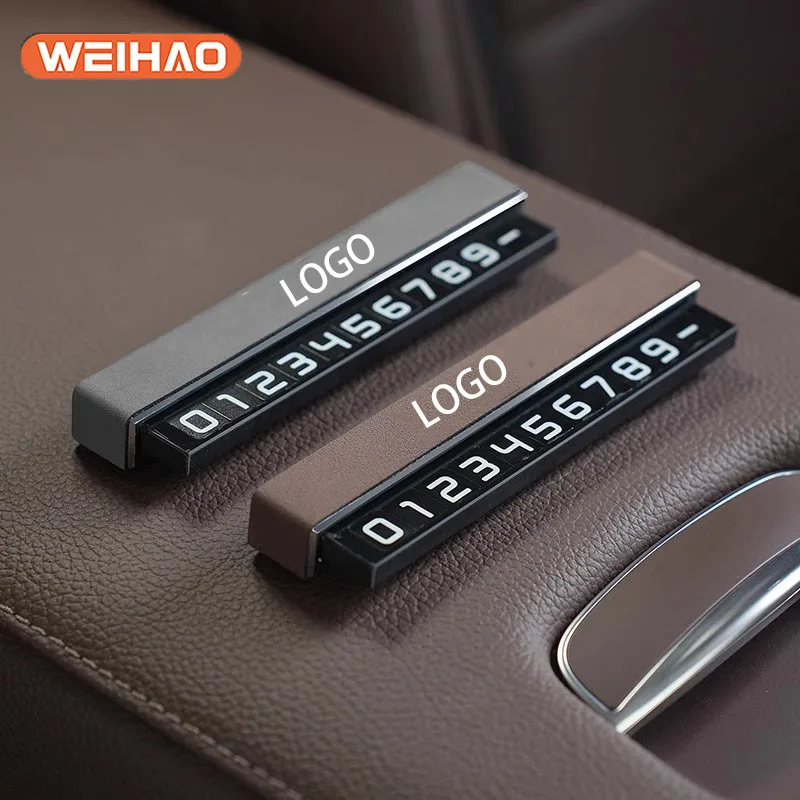 

Car Phone Number Plate Temporary Parking License Plate Number Plate Car Interior Decoration Universal