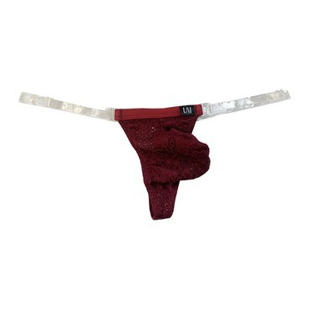 Men Lace See Through Bugle Pouch Thong Low Waist Bulge Panties Underpants Thong Erotic Hombre Male Lingerie Briefs Underwear
Men Lace See Through Bugle Pouch Thong Low Waist Bulge Panties Underpants Thong Erotic Hombre Male Lingerie Briefs Underwear