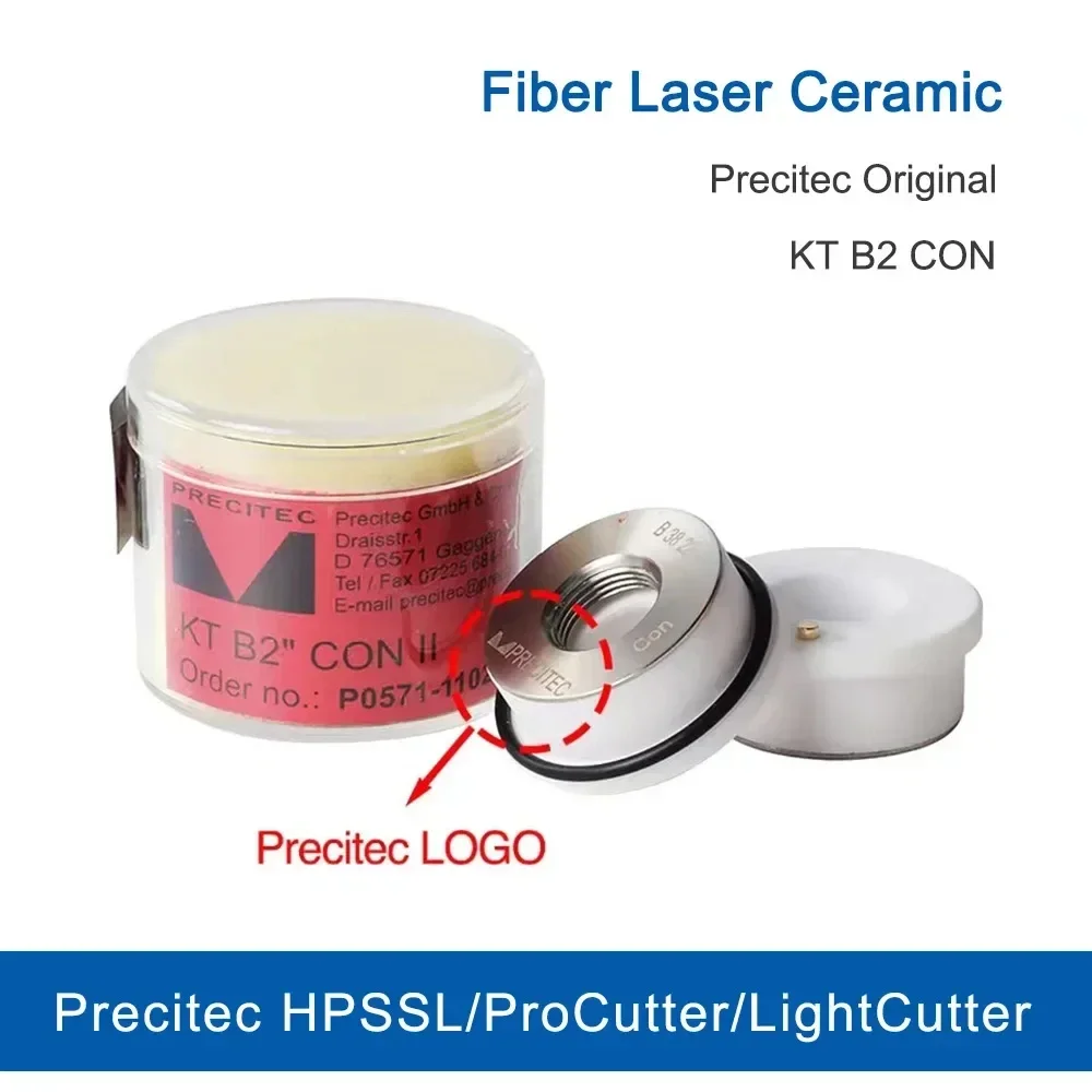 

LSKCSH Precitec original Ceramic Nozzle Holder KT B2 CON P0571-1051-00001 P0571-110287 For ProCutter Farley LaserLab Precitec
