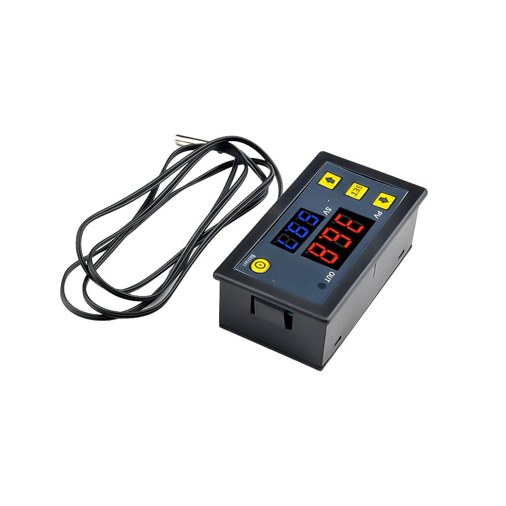 W3230 DC 12V 24V 110V 220V AC Digital Temperature Controller LED Display Thermostat With Heating Cooling Switch NTC Sensor
W3230 DC 12V 24V 110V 220V AC Digital Temperature Controller LED Display Thermostat With Heating Cooling Switch NTC Sensor
