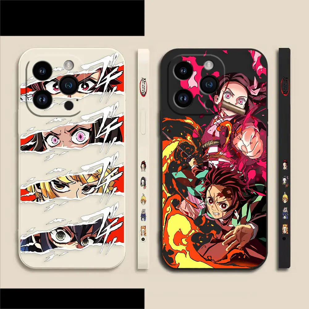 Phone Case For iPhone 14 13 12 11 Pro XS Max Mini X XR SE 7 8 6 6S Plus Colour Liquid Case Funda Capa Anime Kimetsu Demon Slayer
Phone Case For iPhone 14 13 12 11 Pro XS Max Mini X XR SE 7 8 6 6S Plus Colour Liquid Case Funda Capa Anime Kimetsu Demon Slayer