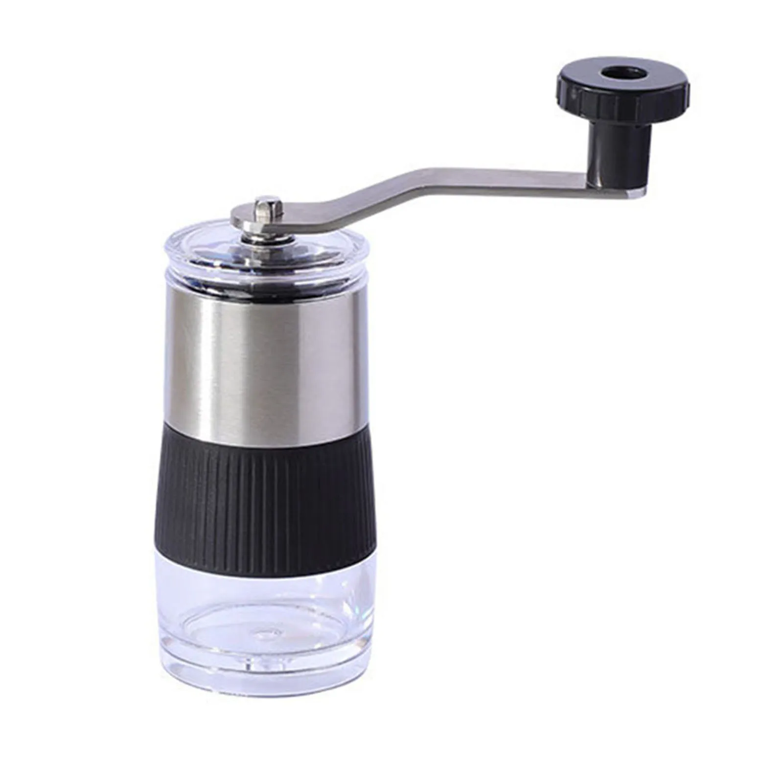 

Handheld Coffee Grinder Adjustable Grinding Fineness Removable Handle Convenient Lid Perfect for Travel Camping or Hiking