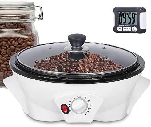 

Coffee Roasters Machine Coffee Beans Roaster for Cafe Shop Home Use 500g/1.1lb (Upgrade 110V-120V)
