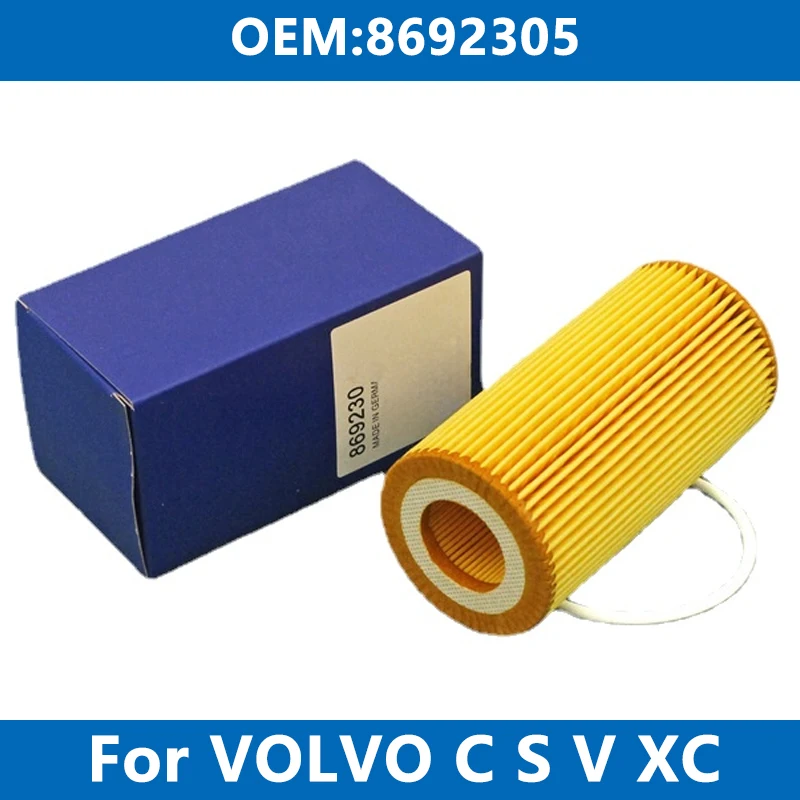 

Car Engine Oil Filter Kit 8692305 For VOLVO C30 C70 S40 S60 S80 V40 V50 V70 XC60 XC70 XC90 D3 D5 T4 T5 2.0T 2.4D/i TDI 2.5T AWD