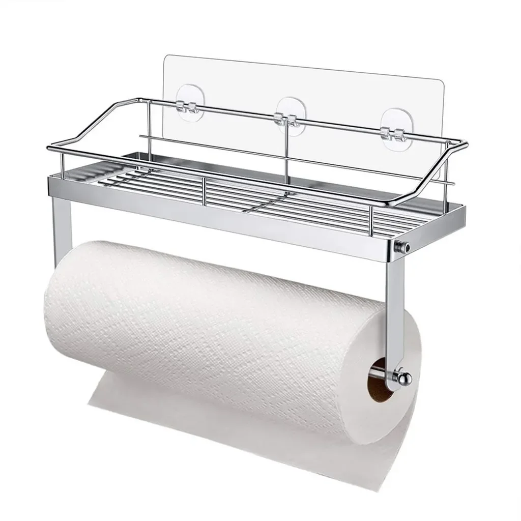 304 Stainless Steel Shelf Household Wall-mounted Storage Rack Bathroom Toilet Storage Rack Tissue Towel Shelf
304 Stainless Steel Shelf Household Wall-mounted Storage Rack Bathroom Toilet Storage Rack Tissue Towel Shelf