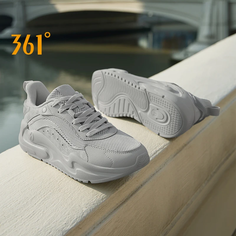 

361 Degrees Casual Shoes Men Trendy Summer Durable Breathable Stable Mesh-surface Lightweight Soft Male Sneakers 672416709