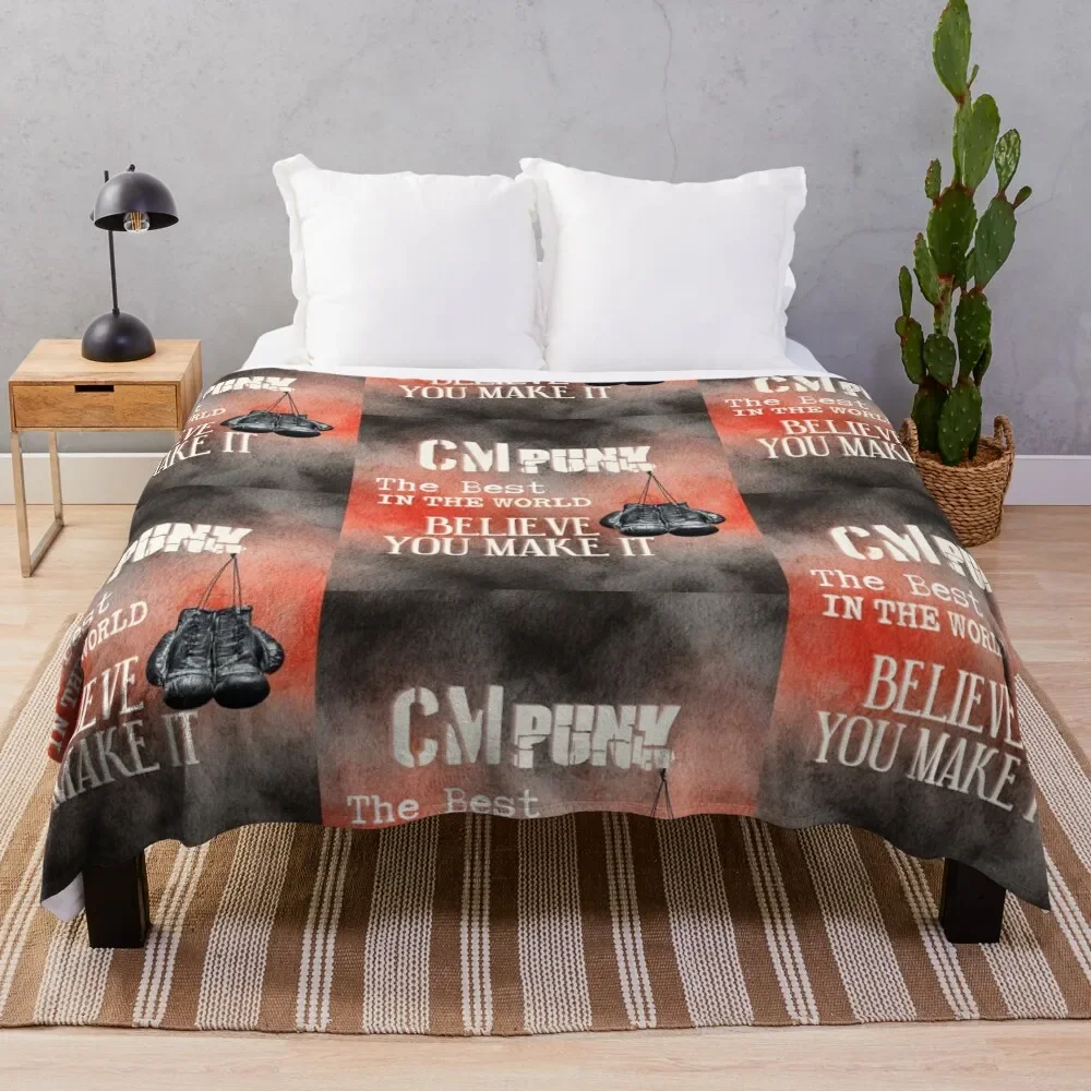 Cm Punk Throw Blanket Flannel Fabric Camping Blankets 
Cm Punk Throw Blanket Flannel Fabric Camping Blankets
