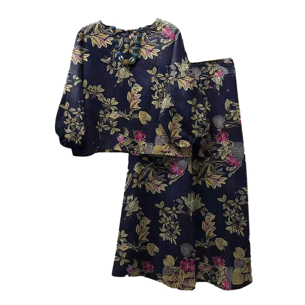 Summer Floral Wide Leg Tracksuits Female Women Casual Cotton Matching Sets ZANZEA Bohemian Printed Short Sleeve Pant Sets
Summer Floral Wide Leg Tracksuits Female Women Casual Cotton Matching Sets ZANZEA Bohemian Printed Short Sleeve Pant Sets