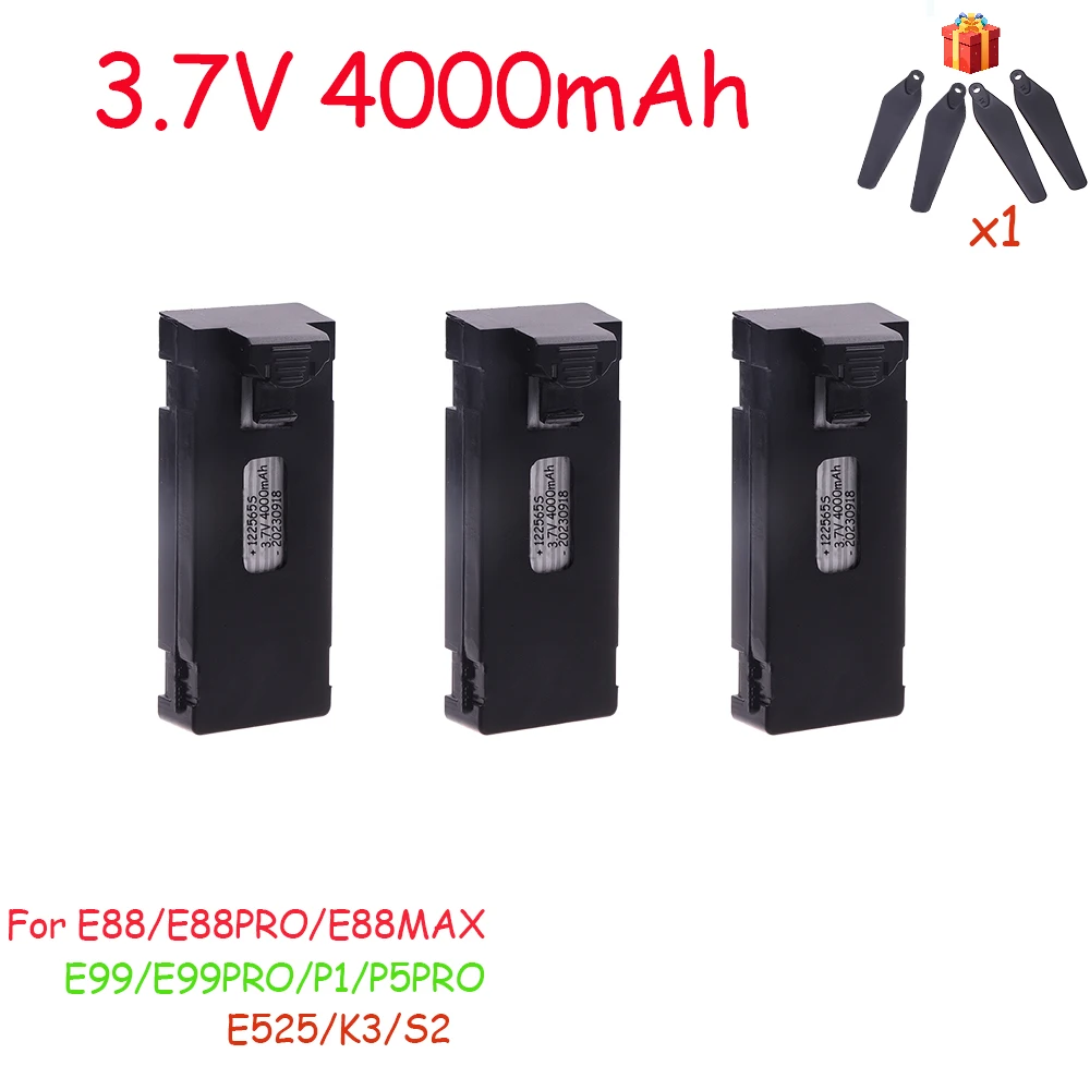 3.7V, 4000mAh Rechargeable Li-ion Battery For RC Drone E88, E88PRO, E99, P1, K3, P10, A13, S98, E525 RC Quadcopter Parts Battery 1-10pcs 5 Mallzona S25496506dad54cd9ac35a146333569db7 3.7V, 4000mAh Rechargeable Li-ion Battery For RC Drone E88, E88PRO, E99, P1, K3, P10, A13, S98, E525 RC Quadcopter Parts Battery 1-10pcs Mallzona