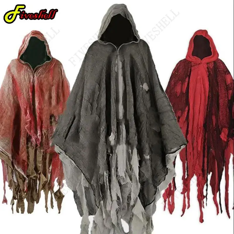 Unisex Halloween Ghost Dementors Cosplay Costume Gothic Horror Zombie Tattered Hooded Capes Day Of The Dead Party Props Cloaks
Unisex Halloween Ghost Dementors Cosplay Costume Gothic Horror Zombie Tattered Hooded Capes Day Of The Dead Party Props Cloaks